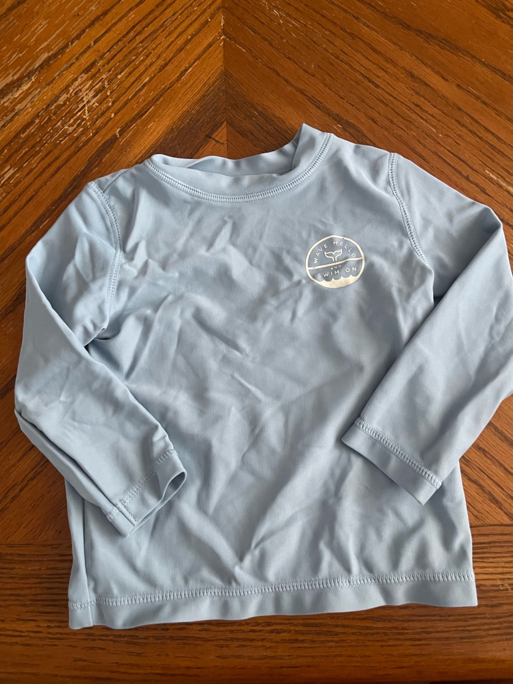 Carter's Light Blue Kids Rashguard